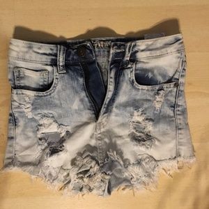 Acid Distressed Shorts